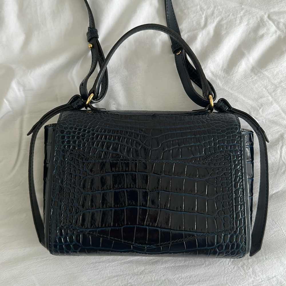 Calfskin Crocodile Embossed Eden Mini Top Handle - Picture 4 of 6